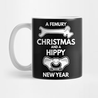 Christmas and a hippy Mug